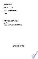 Proceedings of the ... Annual Meeting