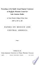 Proceedings of the ... Annual Regional Conference of the Rocky Mountain Council for Latin American Studies