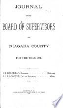 Proceedings of the Board of Supervisors of the County of Niagara