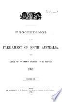 Proceedings of the Parliament of South Australia