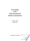 Proceedings of the Sixth International Rotavirus Symposium