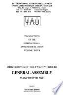 Proceedings of the Twenty-Fourth General Assembly, Manchester, 2000