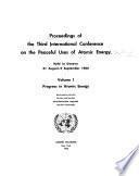 Proceedings: Progress in atomic energy