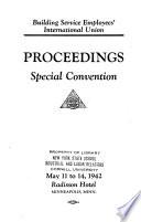 Proceedings, Special Convention, May 11 to 14, 1942, Radisson Hotel, Minneapolis, Minn