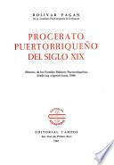 Procerato puertorriqueño del siglo XIX