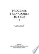 Próceres y senadores, 1834-1923