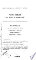 Procès-verbaux des séances de 1875-1876[-1900]