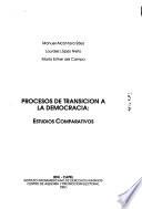 Procesos de transición a la democracia