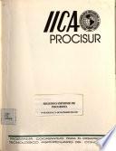 Programa Cooperativo para el Desarrollo Tecnológico Agropecuario del Cono Sur. Segundo informe de progreso