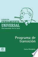 Programa de transición