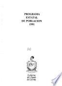 Programa estatal de población, 1991: Colima