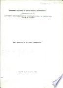 Programa Nacional de Capacitacion Agropecuaria-PNCA: Instituto Interamericano de Cooperacion para la Agricultura-IICA