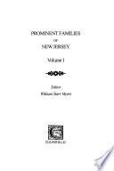 Prominent Families of New Jersey
