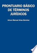 Prontuario de términos jurídicos