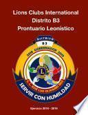 Prontuario Distrito B3