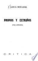 Propios y extranõs