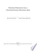 Propuestas federalistas para la Convención Nacional Hacendaria 2004
