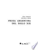 Prosa argentina del siglo XIX