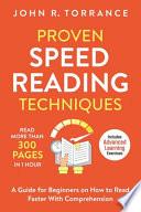 Proven Speed Reading Techniques