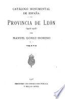 Provincia de León (1906-1908): Texto
