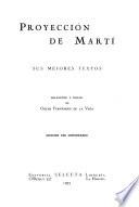 Proyección de Martí
