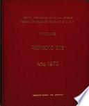 Proyecto 206 Del Programa de Cooperacion Tecnica de la Organizacion de Los Estados Americanos (oea)