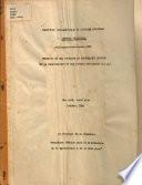 Proyecto 39 Del Programa de Cooperacion Tecnica de la Organizacion de Los Escados Amricanos