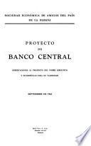 Proyecto de banco central