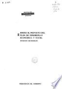 Proyecto del II Plán de desarrollo económico y social