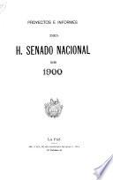 Proyectos e informes del H. Cámara de Senadores