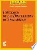 Psicología de las dificultades de aprendizaje