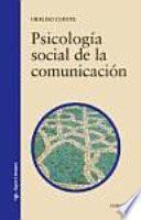 Psicología social de la comunicación