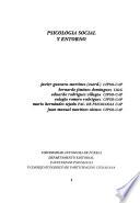 Psicología social y entorno