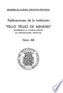 Publicaciones de la Institución Tello Téllez de Meneses.