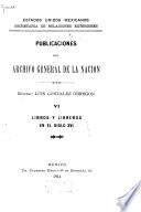 Publicaciones del Archivo General de la Nación
