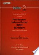 Publishers' International ISBN Directory