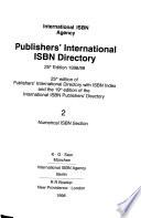 Publishers' International ISBN Directory