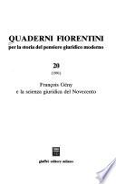 Quaderni fiorentini per la storia del pensiero giuridico moderno