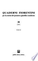 Quaderni fiorentini per la storia del pensiero giuridico moderno