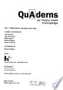Quaderns de l'Institut Català d'Antropologia