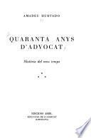 Quaranta anys d'advocat