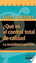 Que Es El Control Total de Calidad?