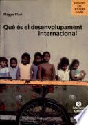 Què és el desenvolupament internacional