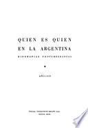 Quien es quien en la Argentina