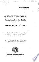 Quijote y maestro