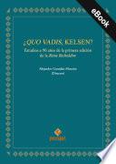 ¿Quo vadis, Kelsen?