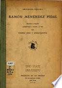 Ramón Menéndez Pidal