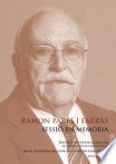 Ramon Parés : sessió en memòria