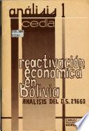 Reactivación económica en Bolivia