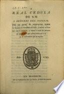 Real cedula de S.M. y señores del Consejo por la qual se extinguen todos los gremios de torcedores de seda y declara ser libre este arte ó exercicio y comun á todas las personas de ambos sexos que quieran dedicarse á él, en la conformidad que se expresa